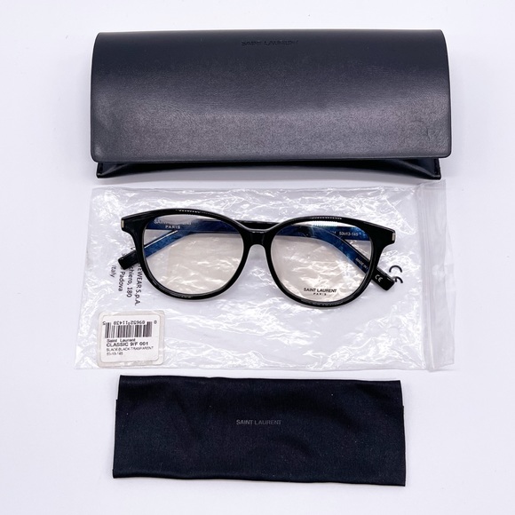 NEW SAINT LAURENT CLASSIC 9/F 001 EYEGLASSES DEMO LENSES WITH SCRATCHY - Picture 12 of 12